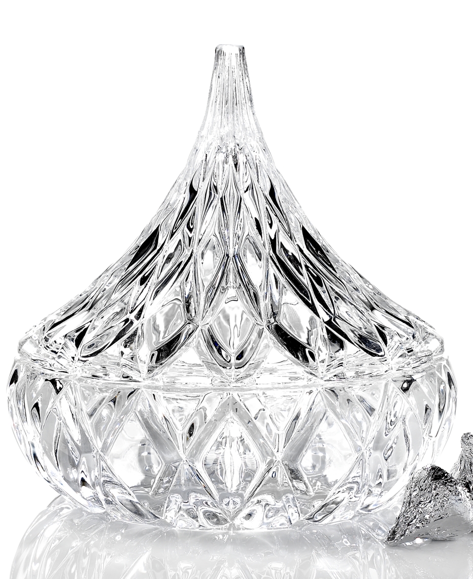 Godinger Candy Dish, Crystal Hersheys Kiss   Home Decor   for the 