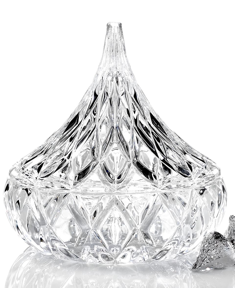 Godinger Candy Dish, Crystal Hersheys Kiss