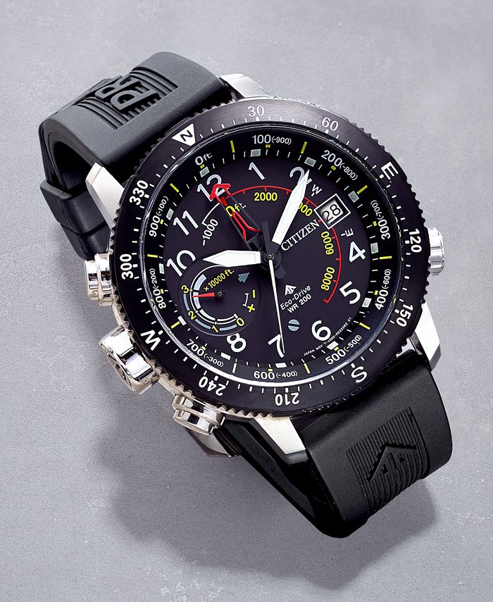 citizen eco drive rubber strap
