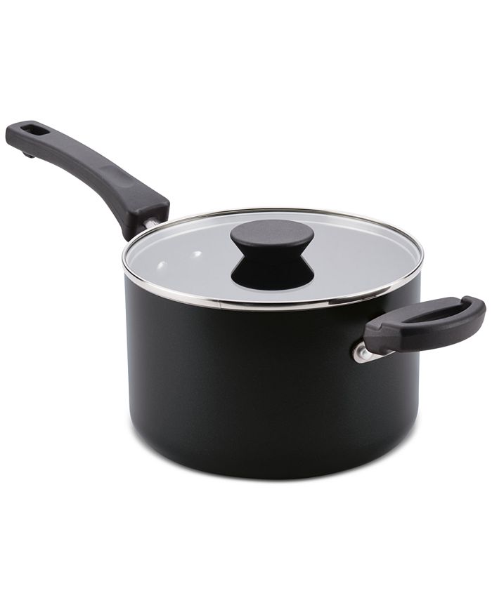 Farberware Neat Nest Non Stick 4 Qt Saucepan With Helper Handle Reviews Cookware Kitchen Macy S