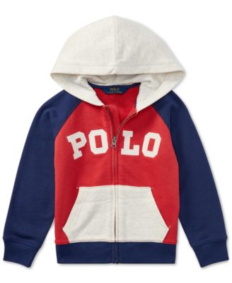 kids polo hoodie