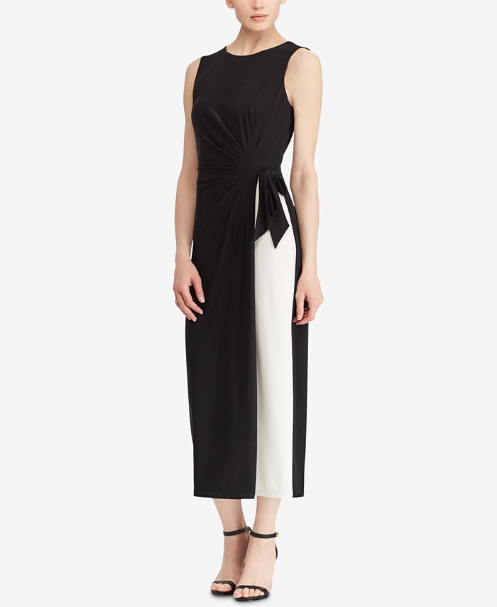 Lauren Ralph Lauren Two Tone Jersey Dress Reviews Dresses Women Macy S Oficialniy sayt ralph lauren eto vozmozhnost kupit odezhdu dlya zhenschin, muzhchin, detey i tovary dlya doma. lauren ralph lauren two tone jersey