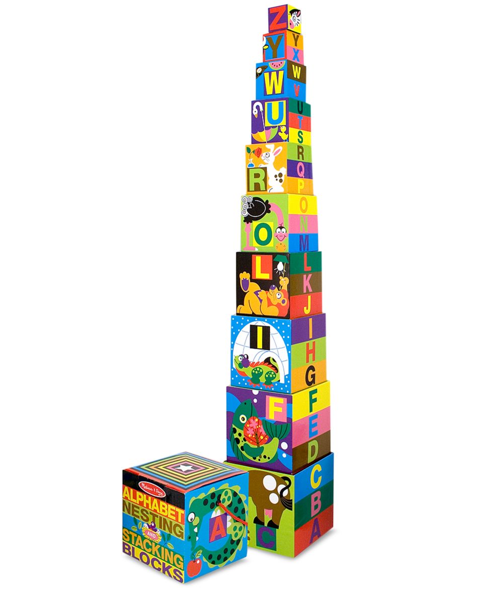 Melissa and Doug Alphabet Nesting and Stacking Blocks