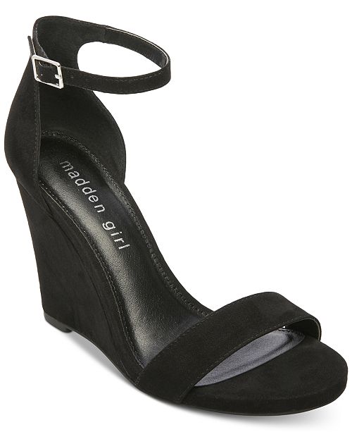 Madden Girl Willoow Wedge Sandals Reviews Sandals Shoes Macy S