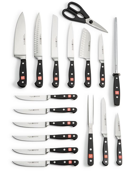 Wüsthof Classic 18Pc. Cutlery Set & Block & Reviews Cutlery & Knives