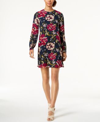 tommy hilfiger navy floral dress