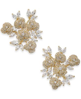 kate spade crystal flower earrings
