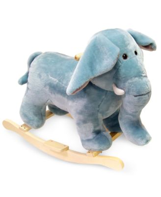 happy trails elephant plush rocking animal