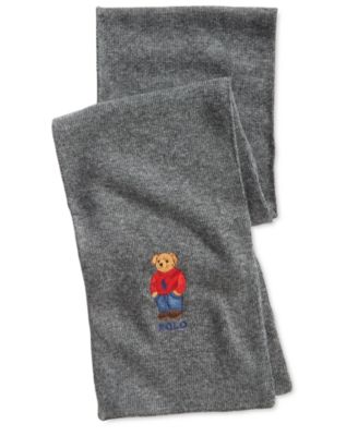 polo teddy bear scarf