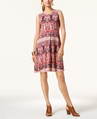 macys swing dress