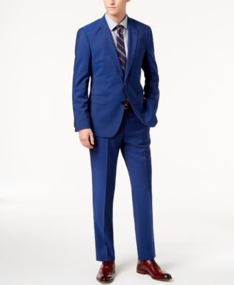 hugo boss bright blue suit