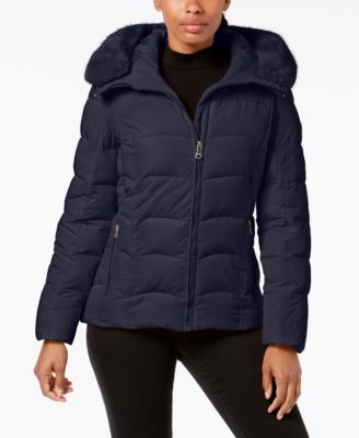 calvin klein petite puffer coat