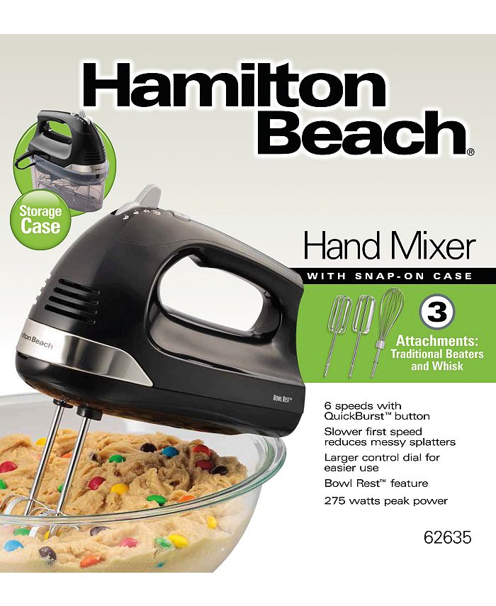 Hamilton Beach Hand Mixer with SnapOn Case & Reviews Small