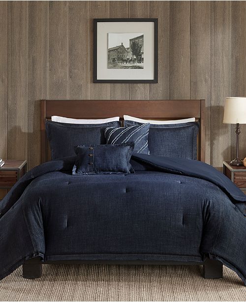 Woolrich Perry 4 Pc Twin Twin Xl Denim Comforter Set Reviews Bed In A Bag Bed Bath Macy S