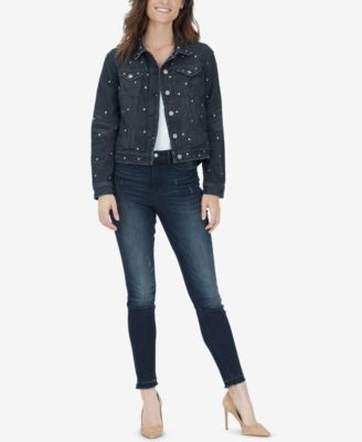 black denim jacket macys