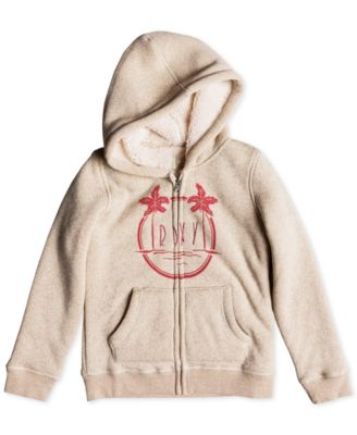 girls lined hoodie