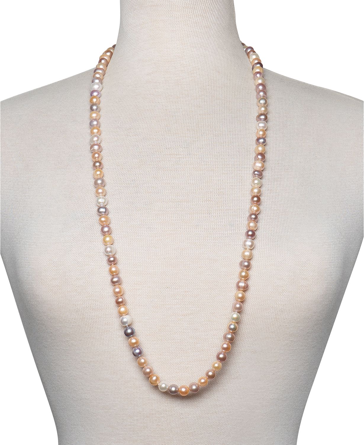 (70% OFF Coupon) Genuine Pearl Necklace 36″ Cultured Freshwater Pearl $60.00