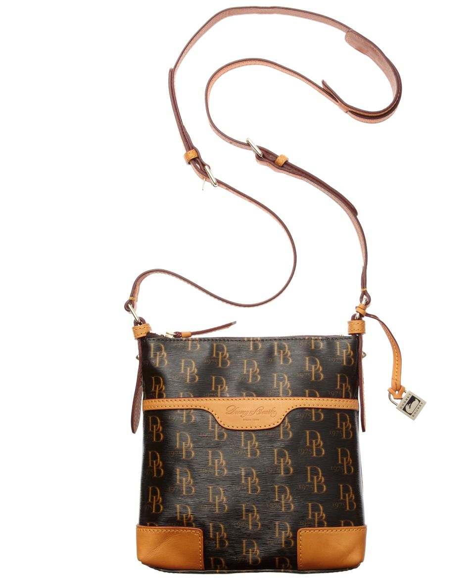 Dooney & Bourke Handbag, Gretta Signature Letter Carrier Crossbody   Handbags & Accessories