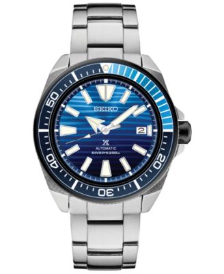 seiko men's automatic prospex diver stainless steel bracelet watch 44mm