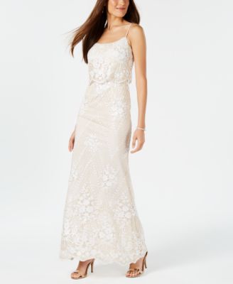 adrianna papell popover gown