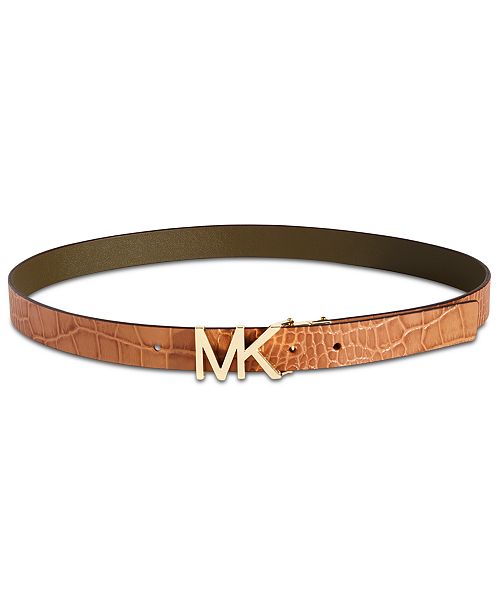 Michael Kors Croc Embossed Reversible Belt Reviews Handbags Accessories Macy S Designer handbags, watches, shoes, clothing & more. michael kors croc embossed reversible