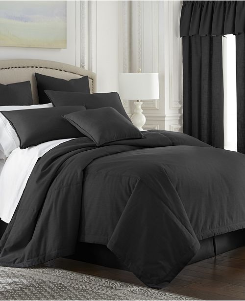 Colcha Linens Cambric Black Comforter Full Reviews Comforters Fashion Bed Bath Macy S