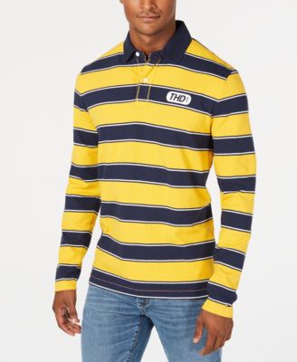 mens tommy hilfiger long sleeve polo