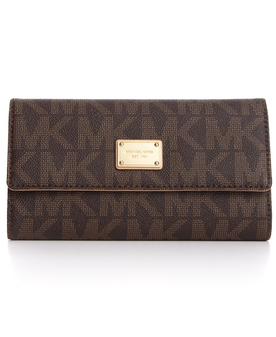 MICHAEL Michael Kors Handbag, MK Logo Ziparound Continental   Handbags