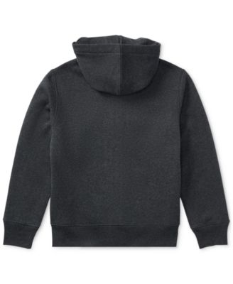 polo black hoodie