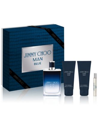 Jimmy Choo Men's 4-Pc. Man Blue Gift 