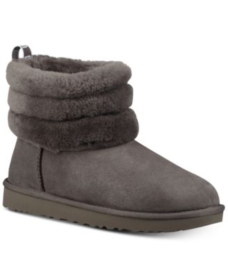 ugg classic fluff quilted boot