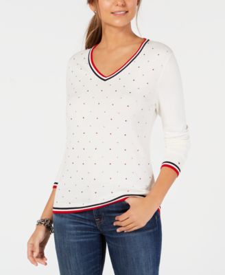 macy's tommy hilfiger womens sweaters