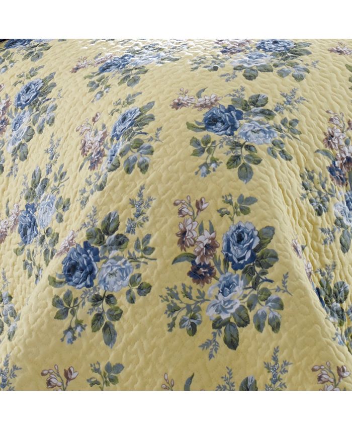 Laura Ashley King Linley Yellow Quilt Set & Reviews Quilts