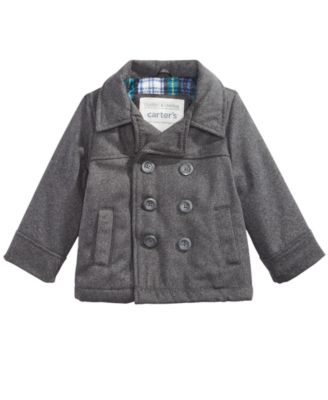 Baby Boys Double-Breasted Peacoat 