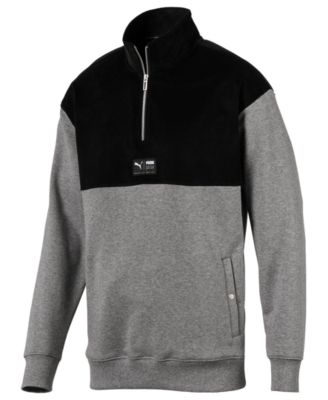 puma half zip sweatshirt