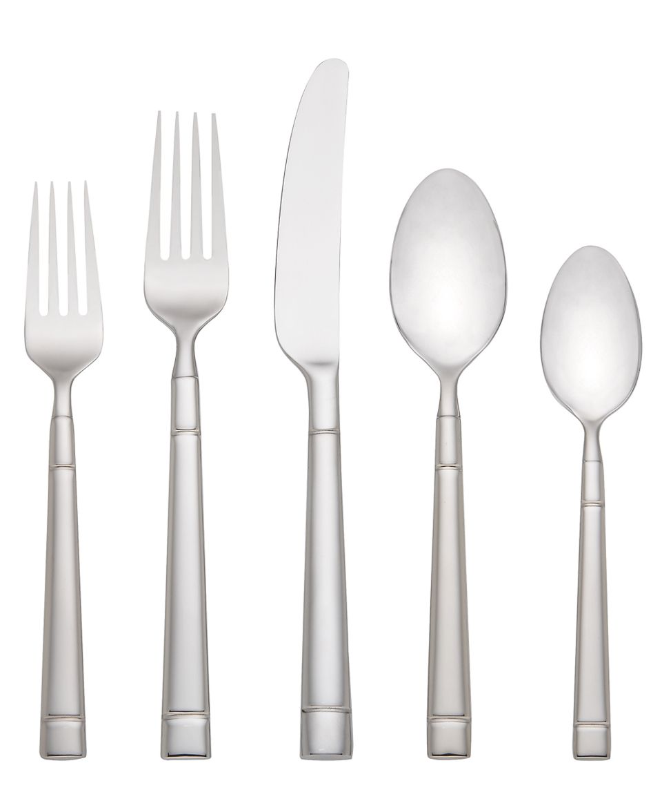 Vera Wang Wedgwood Flatware 18/10, Arden 45 Piece Flatware Set