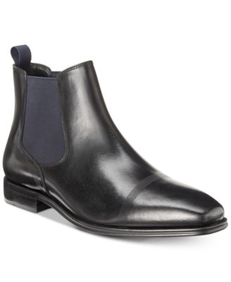 kenneth cole black leather boots