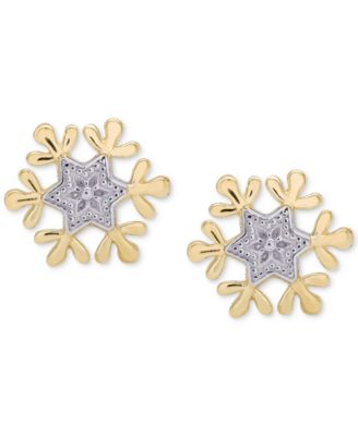 frozen stud earrings