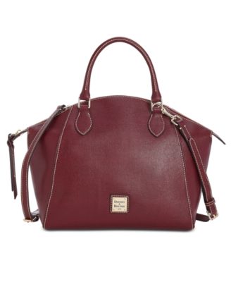 sydney saffiano leather satchel