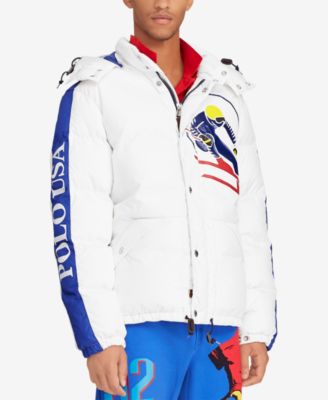 polo downhill skier coat