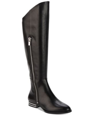 DKNY Lolita Silver-Heeled Boots 