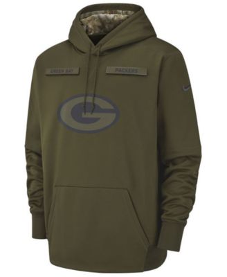 men's green bay packers salute to service hoodie