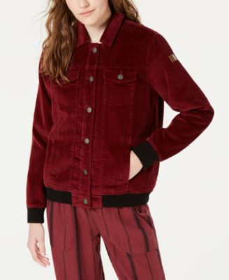 women's fleece lined corduroy jacket