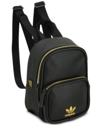 adidas faux leather backpack