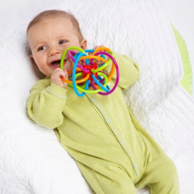 atom teether toy