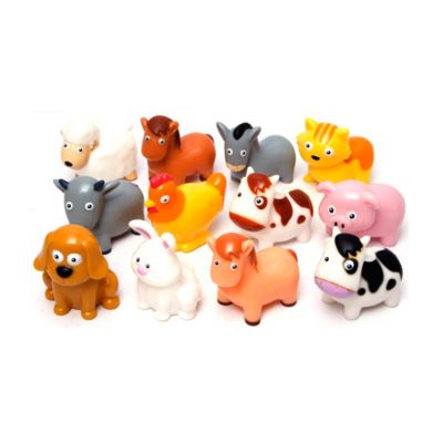 bucket of animal figures