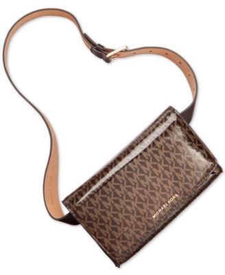 Michael Kors Shiny Logo Belt Bag 