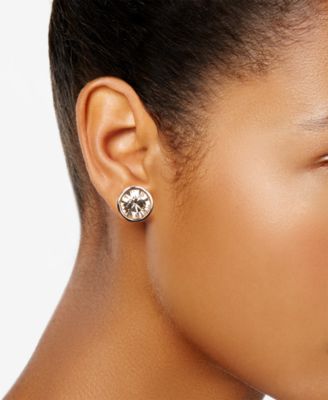 givenchy rose gold stud earrings