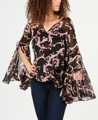 bell sleeve tops macys