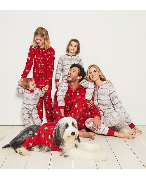 Family Pajamas Matching Family Pajama Winter Fairisle Mix And Match Created For Macy S Reviews Bras Panties Lingerie Women Macy S